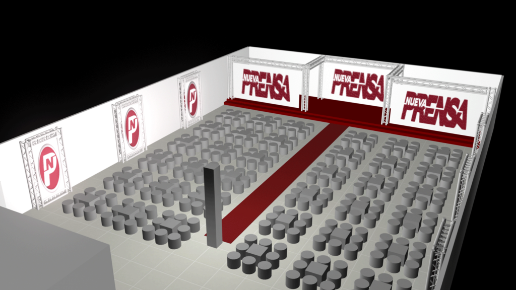 Design e logistica para evento corporativo