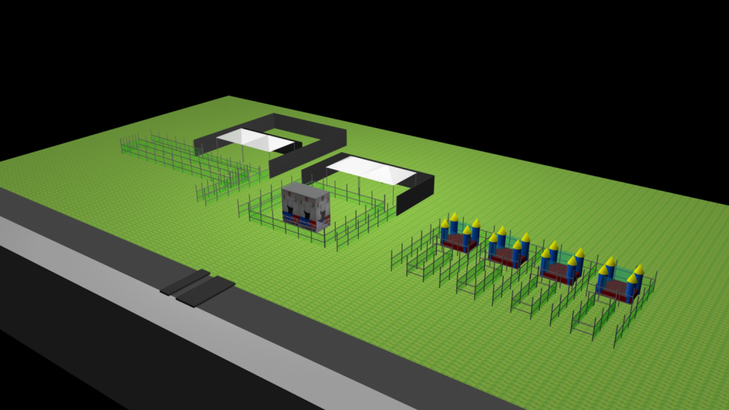 Design e logistica para evento infantil