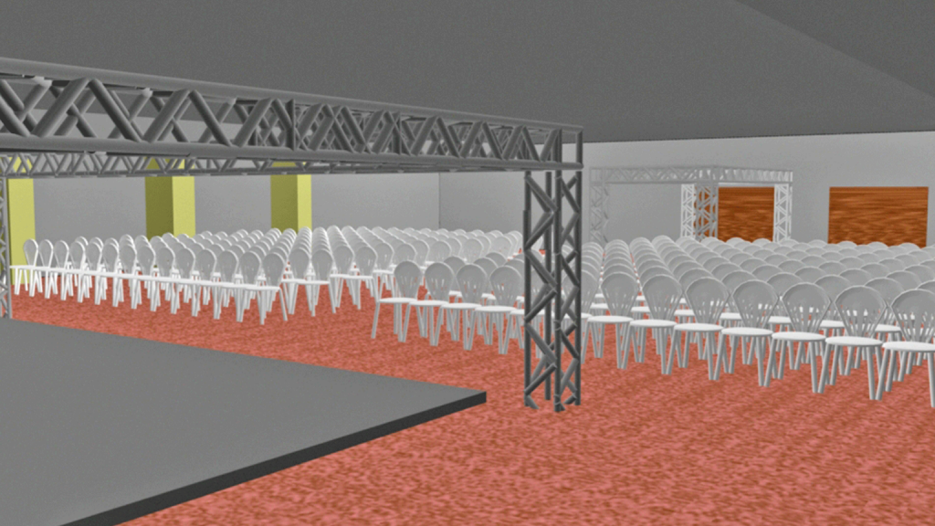 Design e logistica para evento corporativo